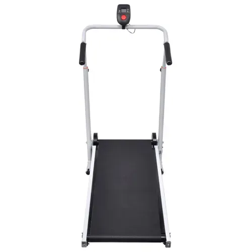 Tapis De Marche Pliable Noir 93x36 Cm Cadre Acier Réglable Roues Lot 1