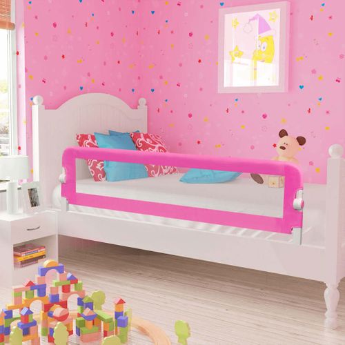 Barrière De Sécurité Pour Lit D'enfant Pliable Avec Maille Respirante et Anti-renversement