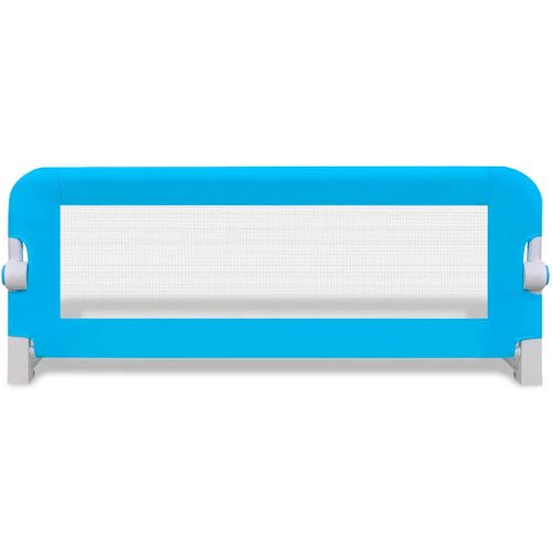Barrière De Lit Pour Enfants 102x42 Cm Bleu