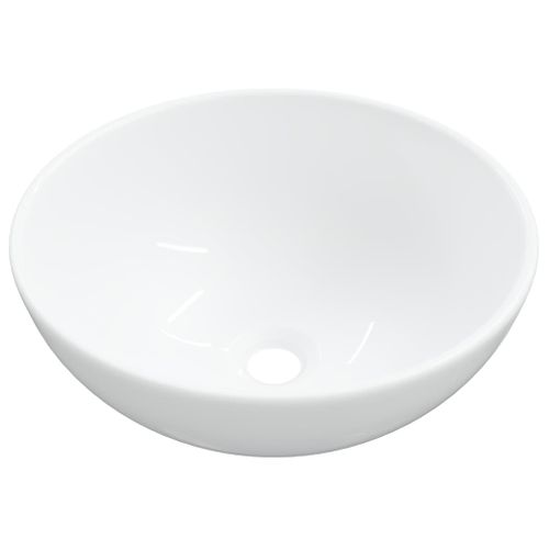 Lavabo Blanc 28x28x10 Cm Céramique