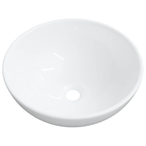 Lavabo Blanc 28x28x10 Cm Céramique