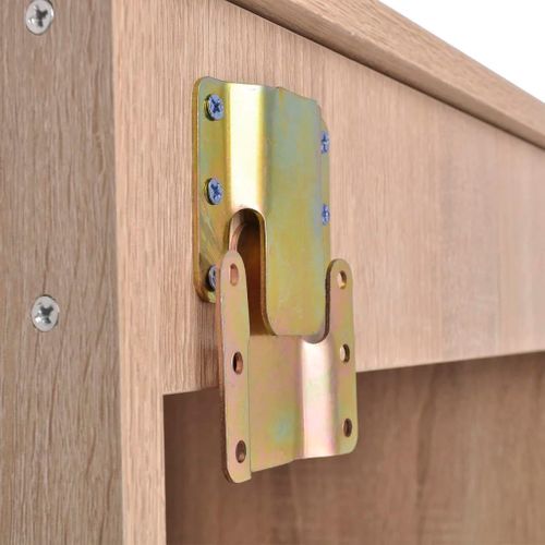 Mobilier De Salle De Bain Avec Lavabo 9 Pièces Beige