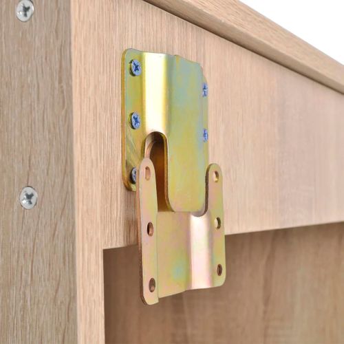 Mobilier De Salle De Bain Avec Lavabo 7 Pièces Beige