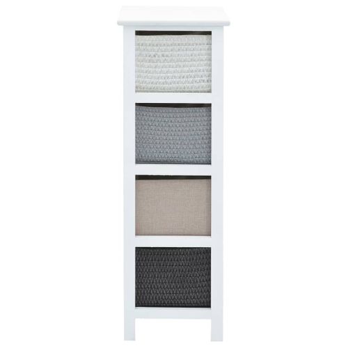 Armoire De Rangement 4 Tiroirs Bois