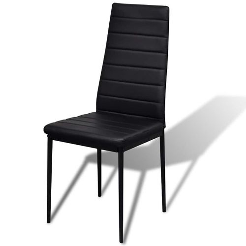 Ensemble De Table Pour Salle À Manger Cinq Pièces Noir