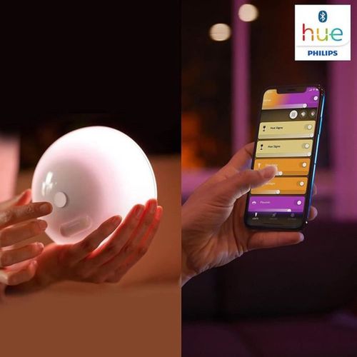 Lampe De Table Connectée Hue Go 6 W Blanc Et Couleurs, Bluetooth/zigbee