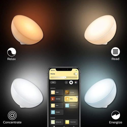 Lampe De Table Connectée Hue Go 6 W Blanc Et Couleurs, Bluetooth/zigbee