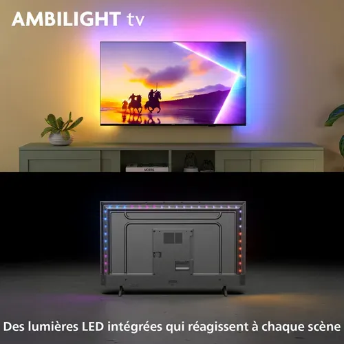Téléviseur 4K QLED 75'' 189 cm PHILIPS 75PUS8500