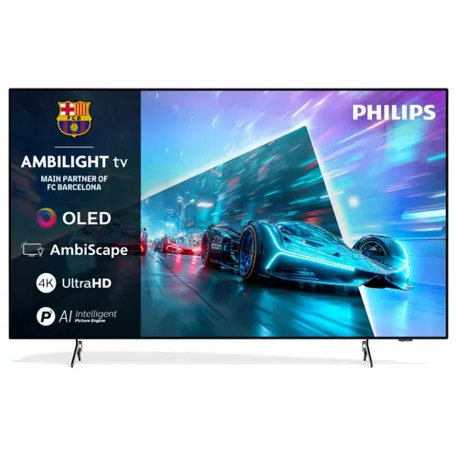 Téléviseur 4K OLED 55'' 139 cm PHILIPS 55OLED761 vue de face