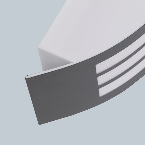 Applique Moderne Gris Foncé Ip44 - Sapphire Deluxe