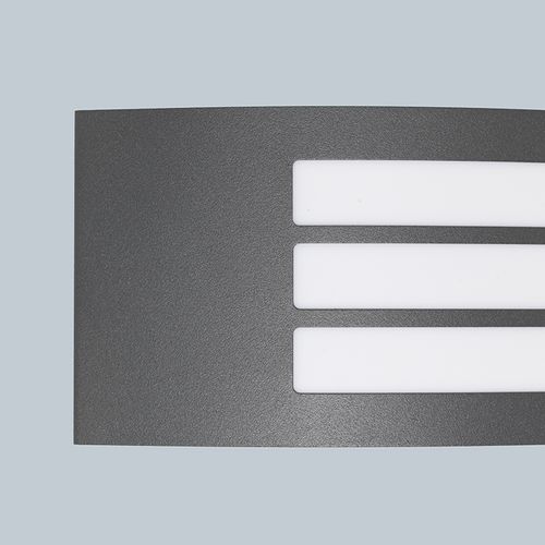 Applique Moderne Gris Foncé Ip44 - Sapphire Deluxe