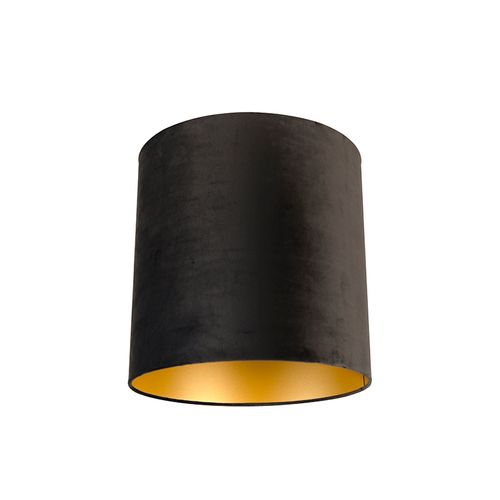 Abat-jour en tissu noir tendance Mexlite