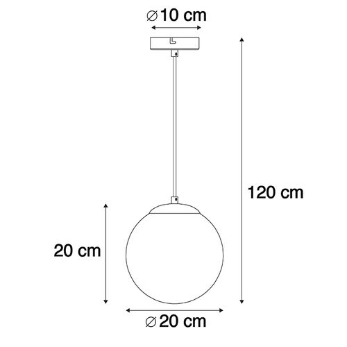 Lampe à Suspension Art Déco En Laiton Et Verre Bleu Océan 20 Cm - Pallon
