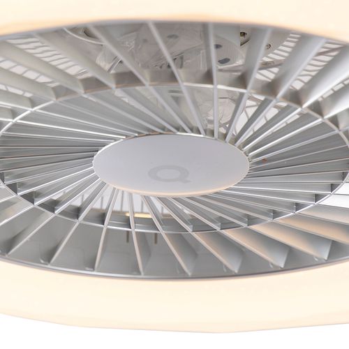 Ventilateur De Plafond Argenté Avec LED à Effet étoile, Dimmable - Clima