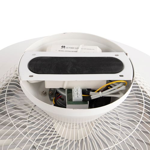 Ventilateur De Plafond Argenté Avec LED à Effet étoile, Dimmable - Clima