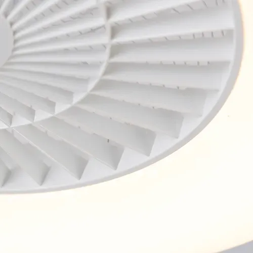 Ventilateur De Plafond Blanc Avec Effet étoile à Intensité Variable - Climo