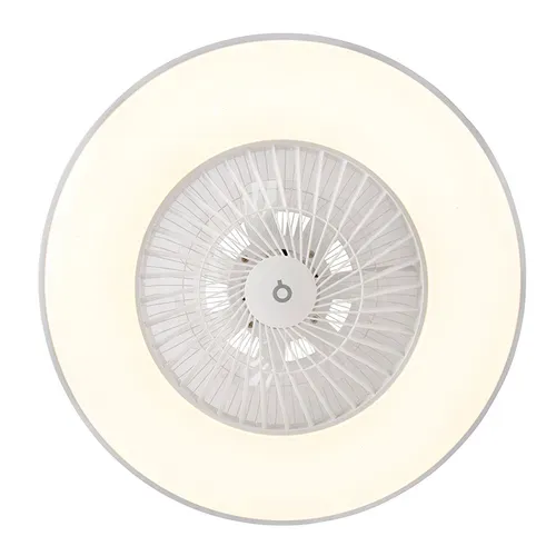 Ventilateur De Plafond Blanc Avec Effet étoile à Intensité Variable - Climo