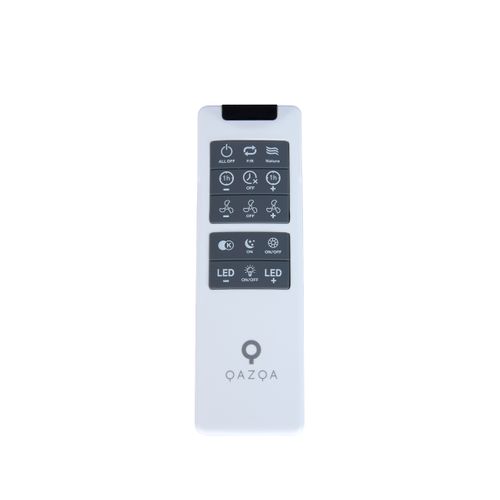 Ventilateur De Plafond Noir Avec LED Et Télécommande - Clima
