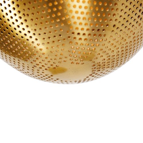 Suspension Industrielle Noire Avec Laiton 5 Lumières - Haicha