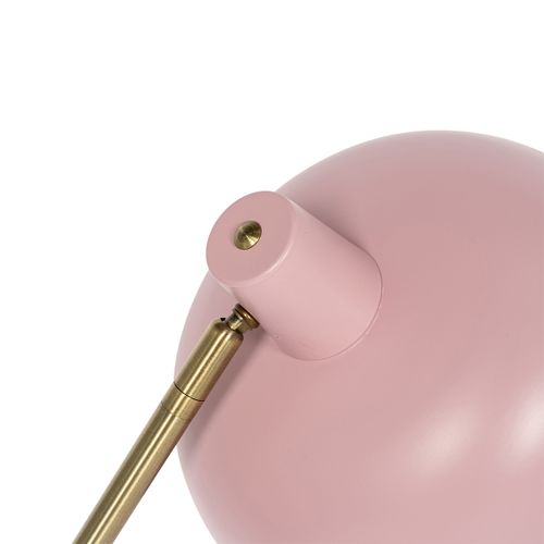 Lampadaire Rétro Rose Et Bronze - Milou