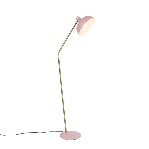 Lampadaire Rétro Rose Et Bronze - Milou