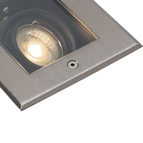 Spot De Sol Moderne Acier 2 Lumières Orientable Ip65 - Oneon