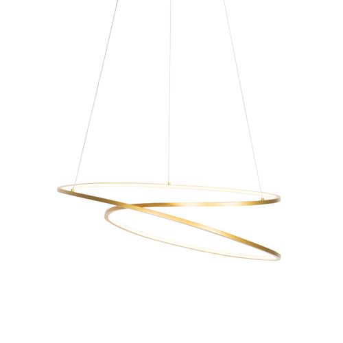 Lampe à Suspension Design Dorée 72 Cm Avec LED Dimmable En 3 Étapes - Rowan
