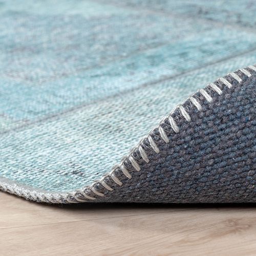 Tapis Patchwork - Estate Bleu/vert - Rectangle - 190x290 Cm