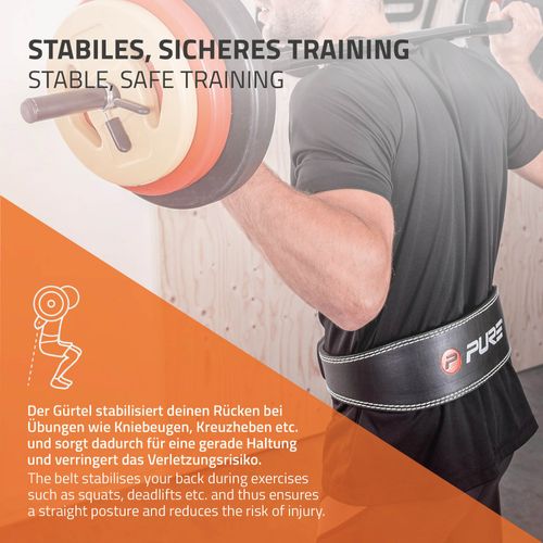 Ceinture d'haltérophilie V1 pour homme et femme – Ceinture d'haltérophilie pour gym