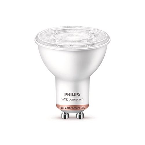 Ampoule LED connectée GU10 WIZ RGB 50W vue de face