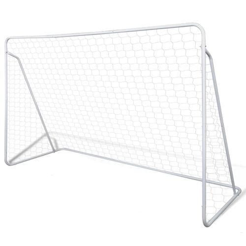 Filets De But De Football Acier 2 Pièces 240x90x150 Cm