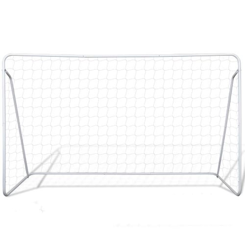 Filets De But De Football Acier 2 Pièces 240x90x150 Cm