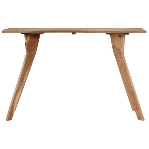 Table De Salle À Manger 120x58x76 Cm Bois D'acacia Solide