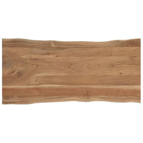 Table De Salle À Manger 120x58x76 Cm Bois D'acacia Solide