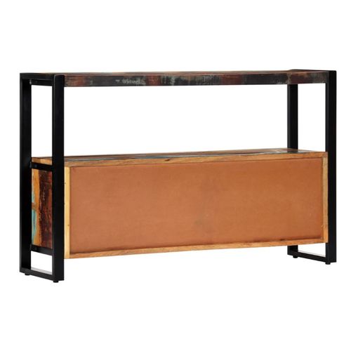 Buffet 120x30x75 Cm Bois De Récupération Solide