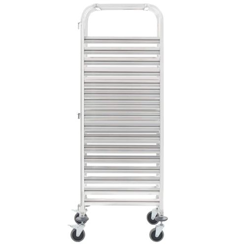 Chariot De Cuisine Pour 16 Plateaux 38x55x163 Cm Inox