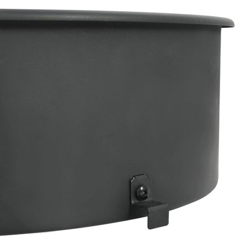 Kit D'anneau De Rôtissoire De Barbecue 57 Cm Noir