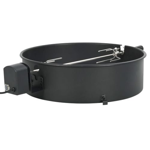 Kit D'anneau De Rôtissoire De Barbecue 57 Cm Noir