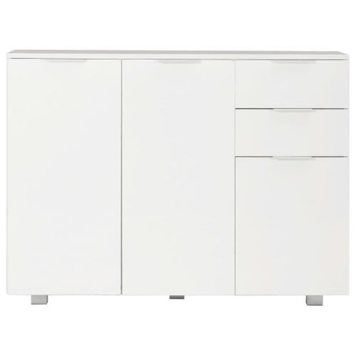 Buffet Blanc Brillant 107x35x80,5 Cm