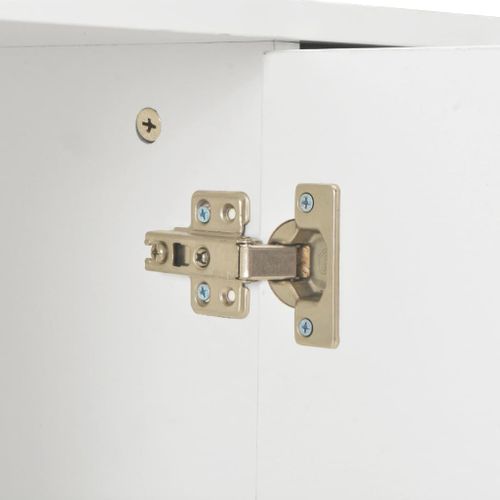 Buffet Blanc Brillant 107x35x80,5 Cm