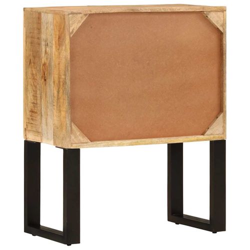 Buffet 60x30x76 Cm Bois De Manguier Massif