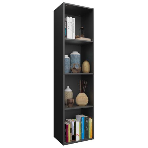 Bibliothèque/meuble TV Blanc 36x30x143 Cm Bois Contreplaqué