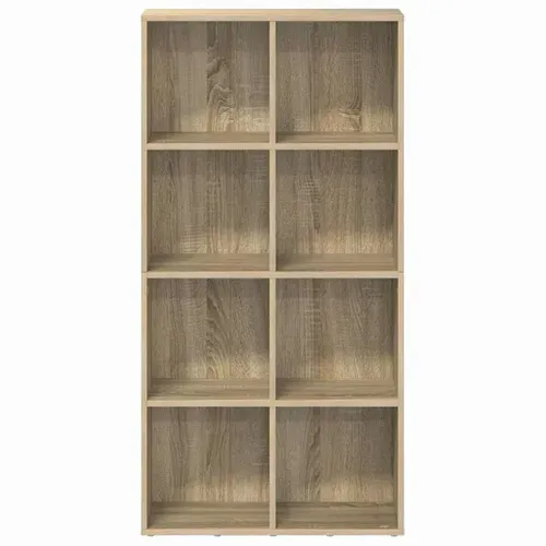 Bibliothèque/buffet Chêne Sonoma 66x30x130 Cm Bois Contreplaqué