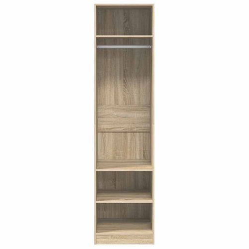 Garde-robe Chêne Sonoma 50x50x200 Cm Bois Contreplaqué