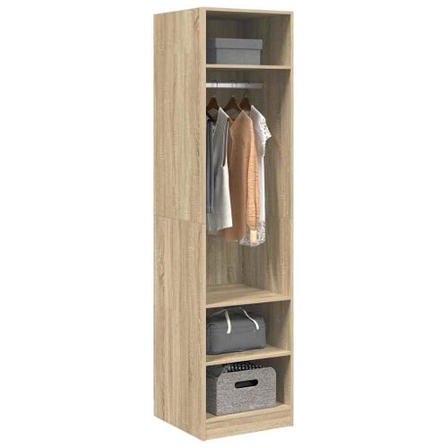 Garde-robe Chêne Sonoma 50x50x200 Cm Bois Contreplaqué