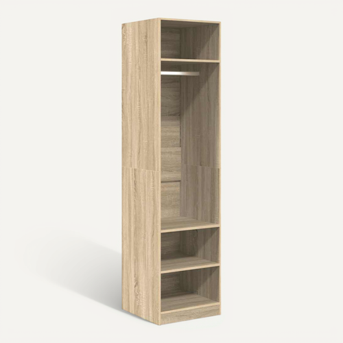 Garde-robe Chêne Sonoma 50x50x200 Cm Bois Contreplaqué