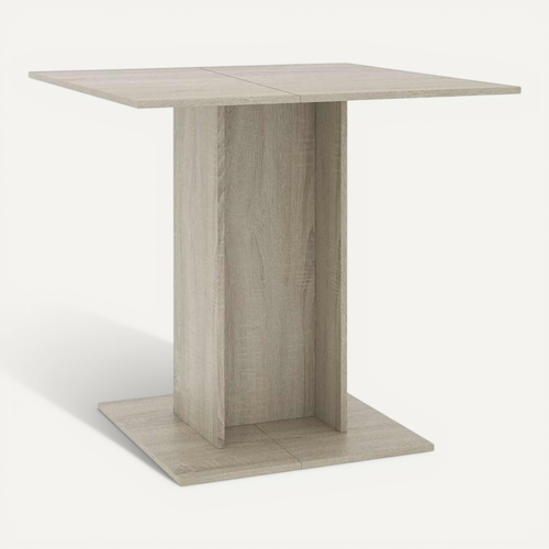 Table À Dîner Chêne Sonoma 80x80x75 Cm Bois Contreplaqué