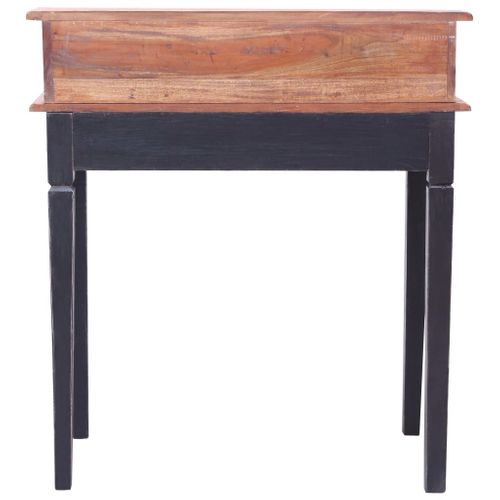 Bureau D'écriture Et Tiroirs 90x50x101 Cm Bois Massif D'acajou