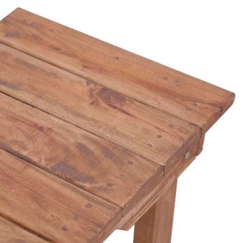 Table D'appoint 70x35x60 Cm Bois D'acajou Massif