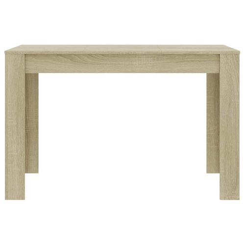 Table À Manger Chêne Sonoma 120x60x76 Cm Bois Contreplaqué